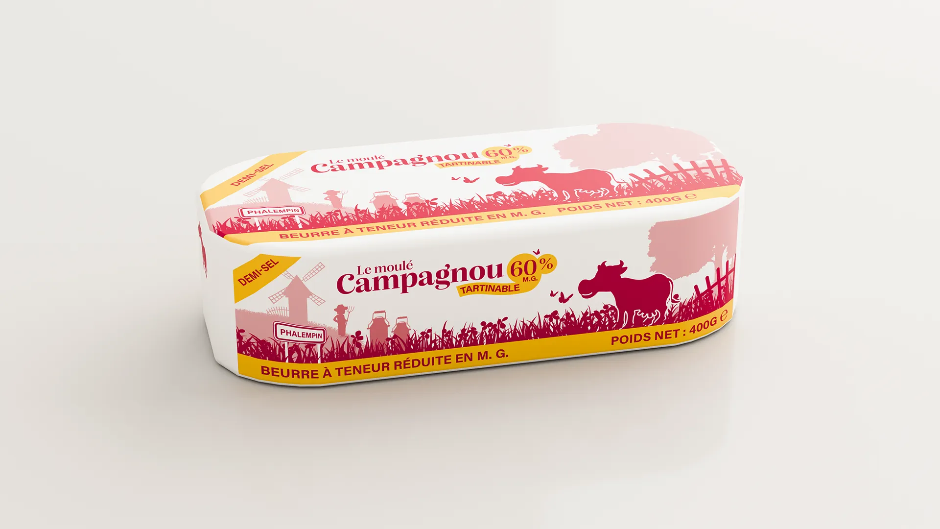 Beurre tartinable Camapgnou demi-sel 400g